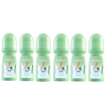 Pachet 6XDeodorant roll-on Mitchum Unscented 100 ml Pachet 6XDeodorant roll-on Mitchum Unscented 100 ml