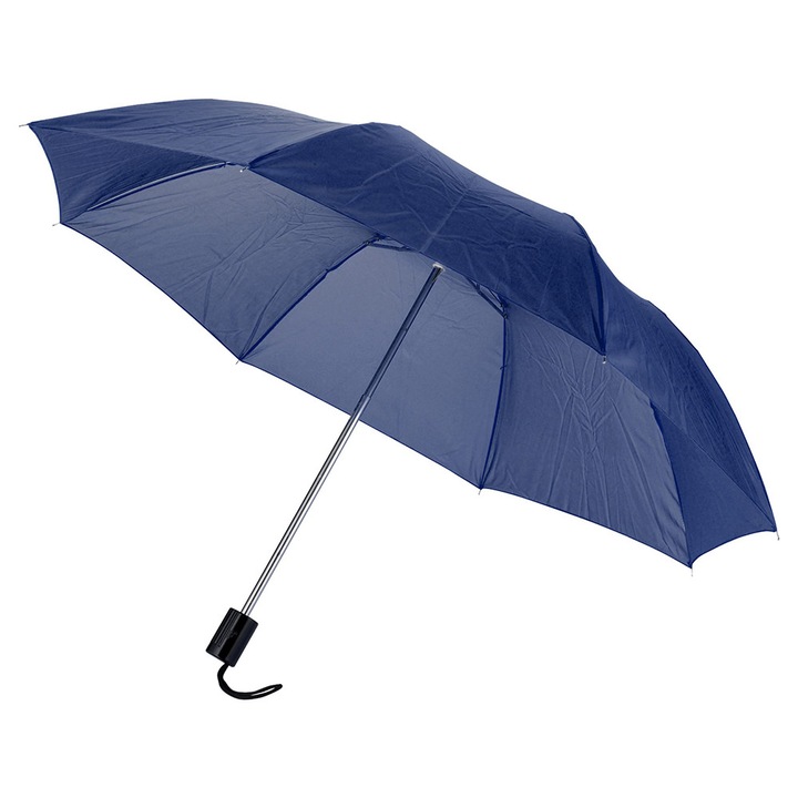 Összecsukható esernyő 90 cm átmérő unisex sötétkék