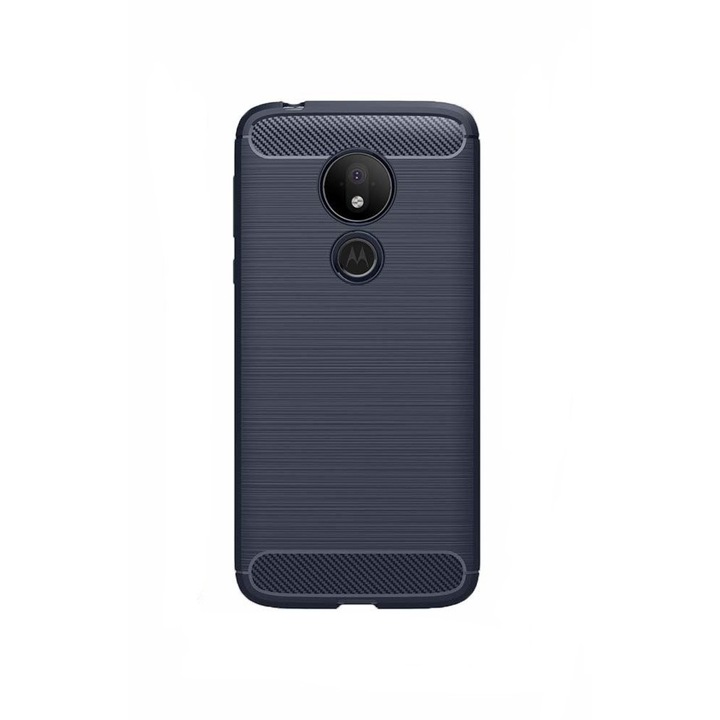 Калъф Motorola Moto G7 Power TPU Carbon Blue