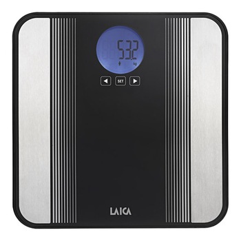 Cantar corporal de diagnostric Laica PS5012, 180 kg, sticla, Cantar corporal de diagnostric Laica PS5012, 180 kg, sticla,