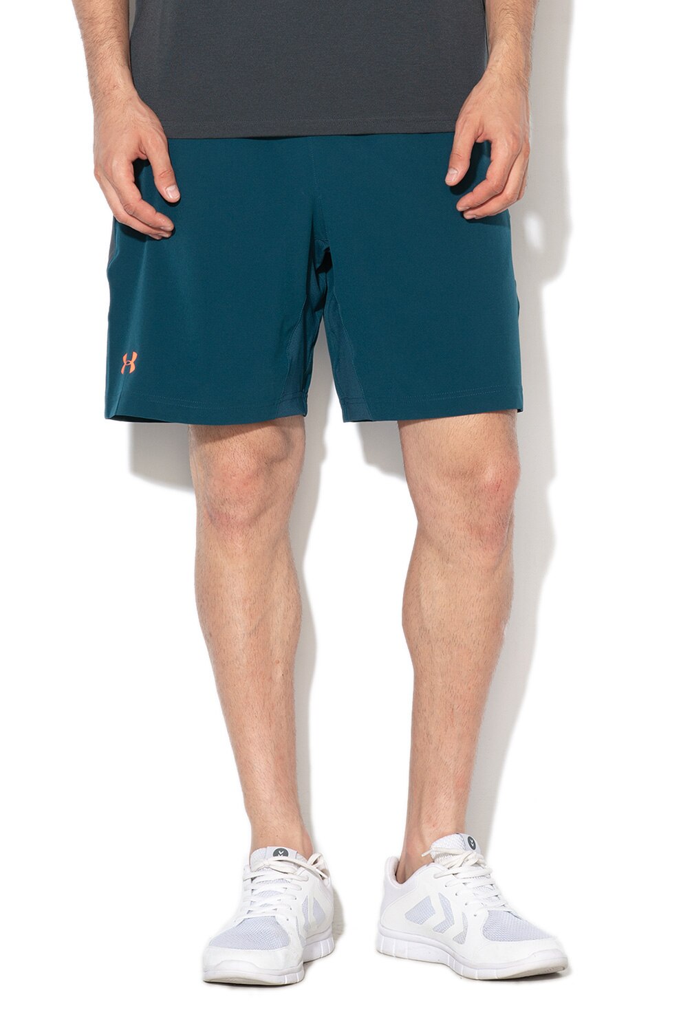 Under Armour, Pantaloni scurti lejeri, pentru fitness Center Court, Albastru