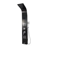 Panou dus hidromasaj inox 5 functii Digital Thermo Black Satin TRENDY S