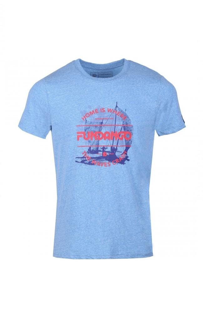 Tricou Fundango Basic T Logo 20 Albastru