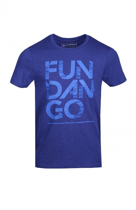 Fundango, Basic T Logo 4 normál fazonú logómintás póló, Kék
