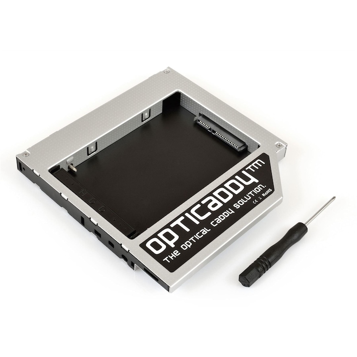 Samsung RV511 HDD/SSD caddy SATA-3 Opticaddy beépítőkeret