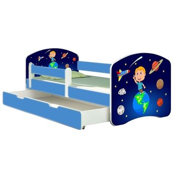 Patut tineret MyKids Solar System cu sertar si saltea 160x80 Patut tineret MyKids Solar System cu sertar si saltea 160x80