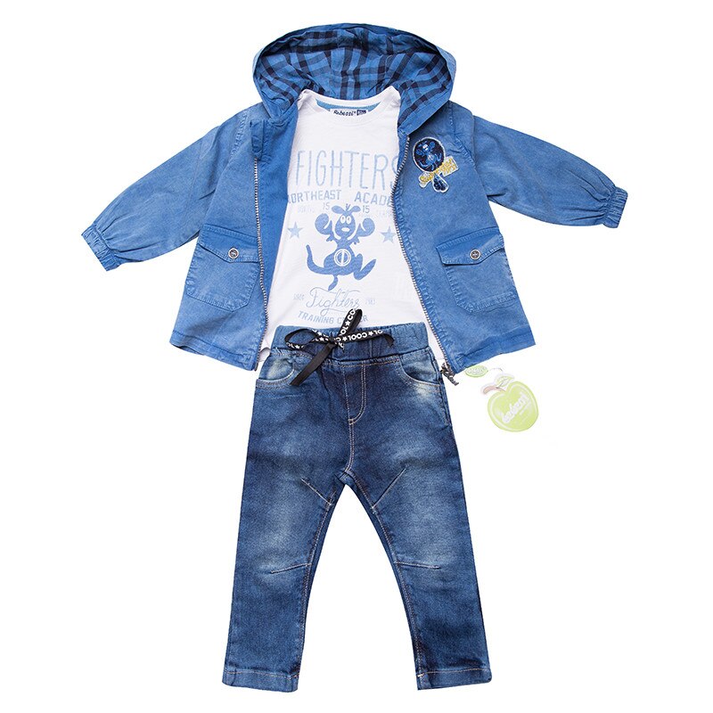 Compleu baieti, 18 luni, trei piese, Bebessi B001