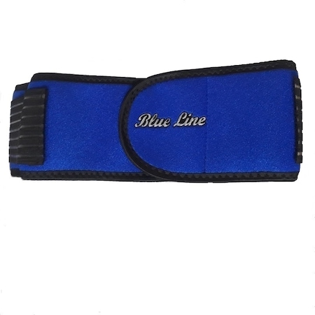 Centura lombara Blue Line cu turmalina si magneti, 116cm lungime, MakeDesign Company ®