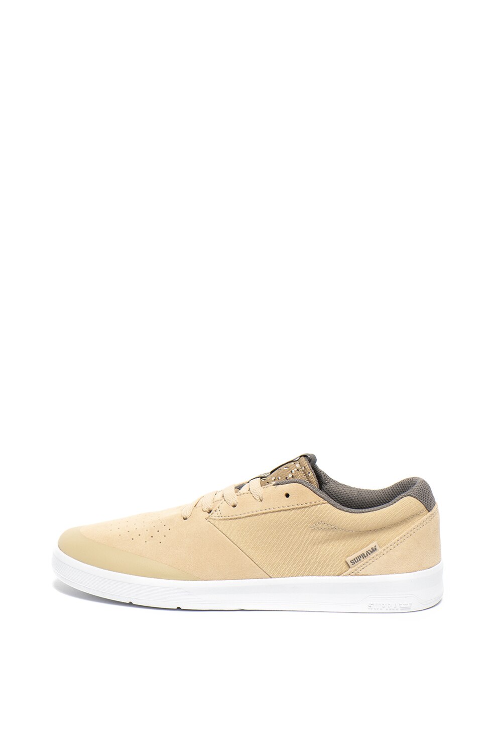 Supra, Tenisi de piele intoarsa cu insertii de panza Shifter, Bej, 6.5