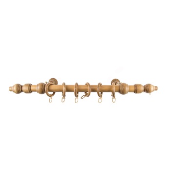 Galerie lemn stejar, 180cm, accesorii incluse, KIT COMPLET Galerie lemn stejar, 180cm, accesorii incluse, KIT COMPLET