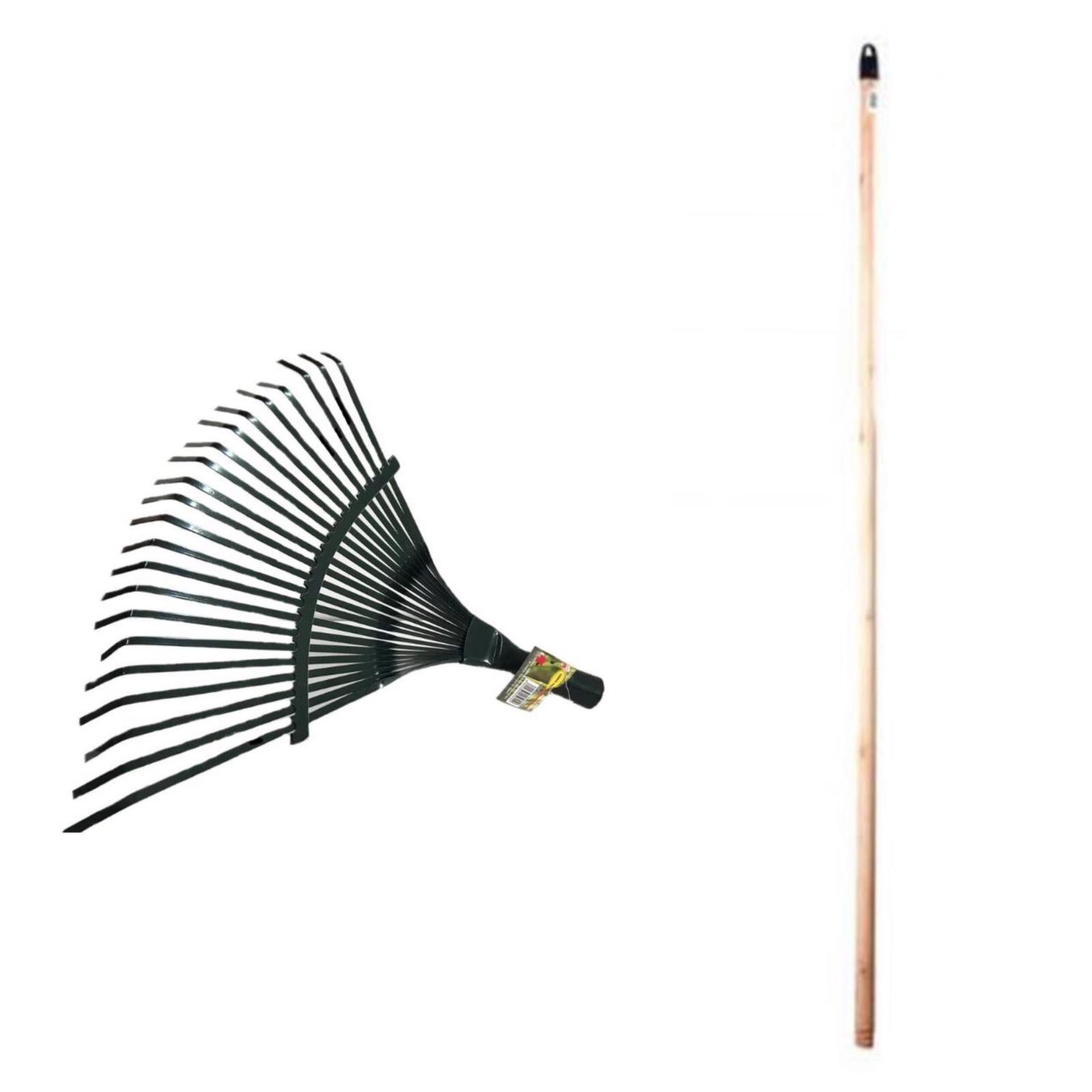 Pachet Grebla Frunze + Coada Lemn Natur