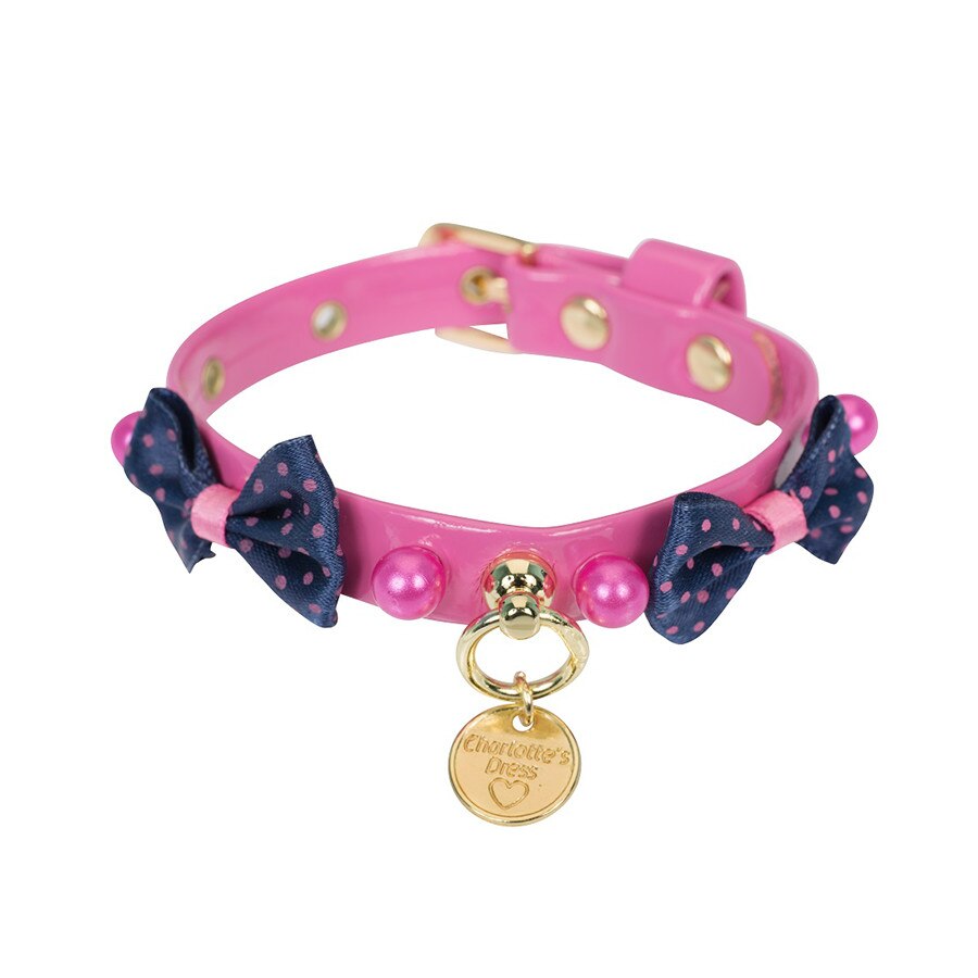 Zgarda decor fundite si perle Silvia- 25 cm- F1332