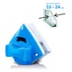Aparat de sters geamurile cu protectie anticiupire (grosime 15-24mm) magnetic, pentru termopan, ambele fete simultan