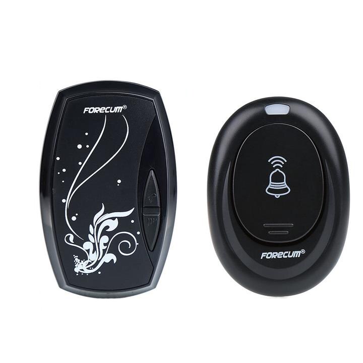 Sonerie electrica Forecum, wireless, 25-80 db, negru