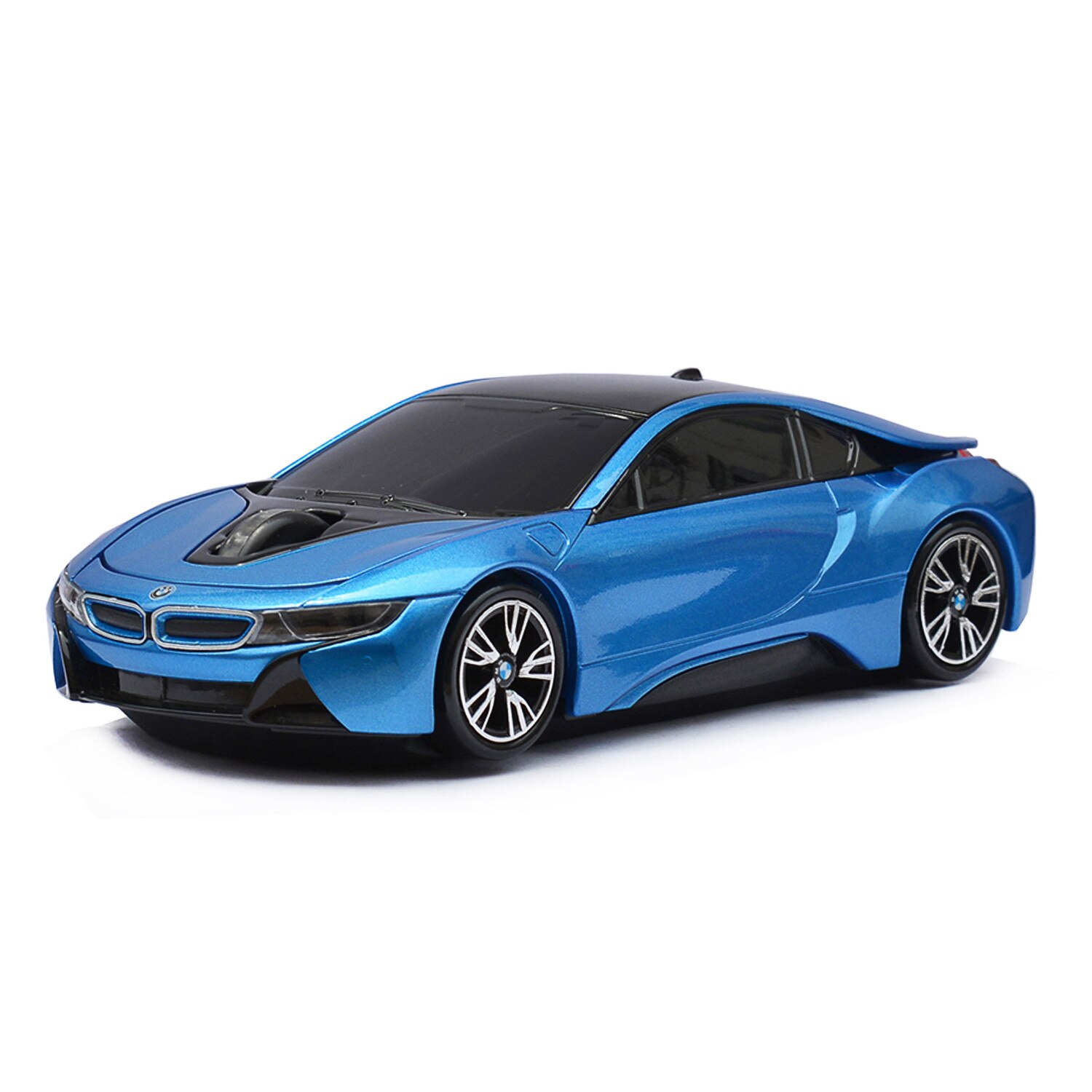 Mouse USB wireless Lamax BMW i8, Albastru
