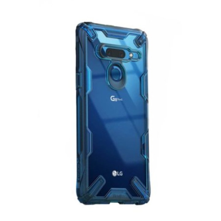 Калъф Ringke Fusion X LG G8 ThinQ Space Blue