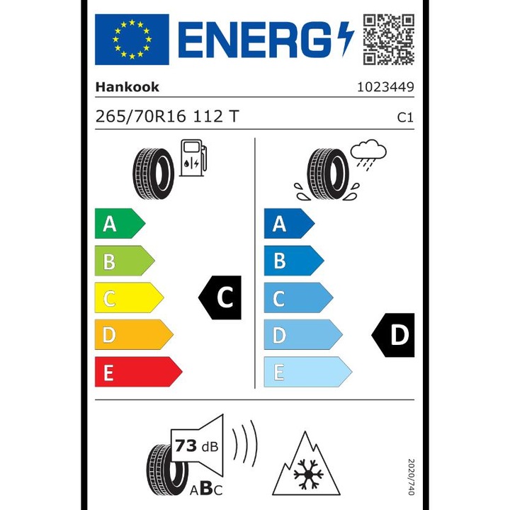 Anvelopa VARA Hankook DYNAPRO AT2 RF11 265/70 R16 112 T