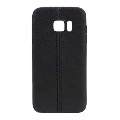Husa de protectie pentru Samsung Galaxy S6 Edge, protectie spate, capac de protectie, bumper, Negru
