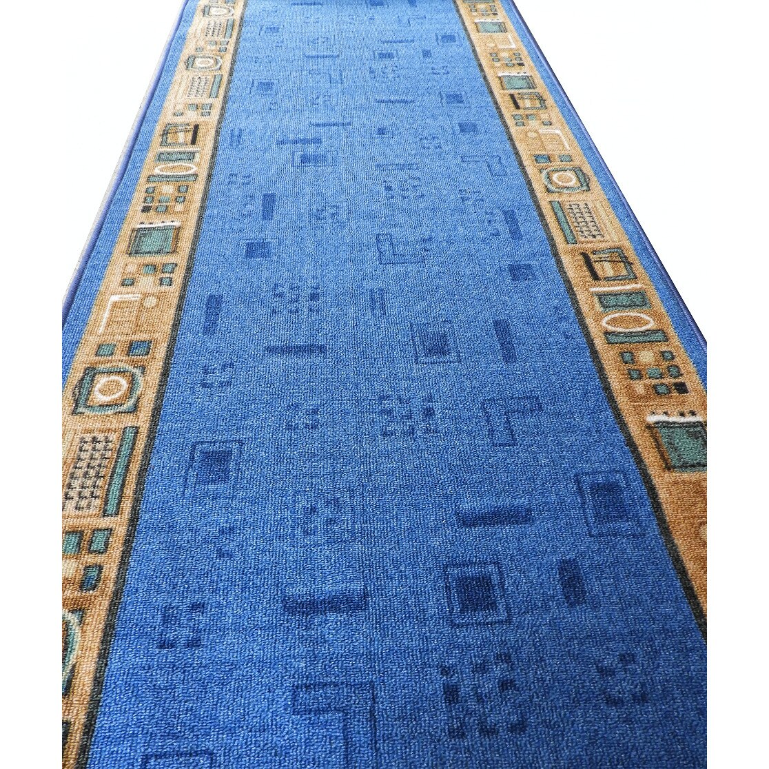 Traversa covor Miramar Albastru, 80cm x 300cm