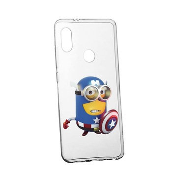 Husa de protectie Minion Avengers pentru Xiaomi Mi Mix 2S, rezistenta la uzura, anti-alunecare, din silicon Premium, 203 Husa de protectie Minion Avengers pentru Xiaomi Mi Mix 2S, rezistenta la uzura, anti-alunecare, din silicon Premium, 203