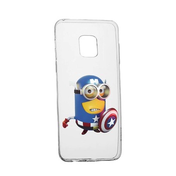 Husa de protectie Minion Avengers pentru Huawei Mate 20 Pro, rezistenta la uzura, anti-alunecare, din silicon Premium, 203 Husa de protectie Minion Avengers pentru Huawei Mate 20 Pro, rezistenta la uzura, anti-alunecare, din silicon Premium, 203
