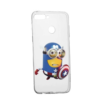 Husa de protectie Minion Avengers pentru Xiaomi Redmi Note 7, rezistenta la uzura, anti-alunecare, din silicon Premium, 203 Husa de protectie Minion Avengers pentru Xiaomi Redmi Note 7, rezistenta la uzura, anti-alunecare, din silicon Premium, 203