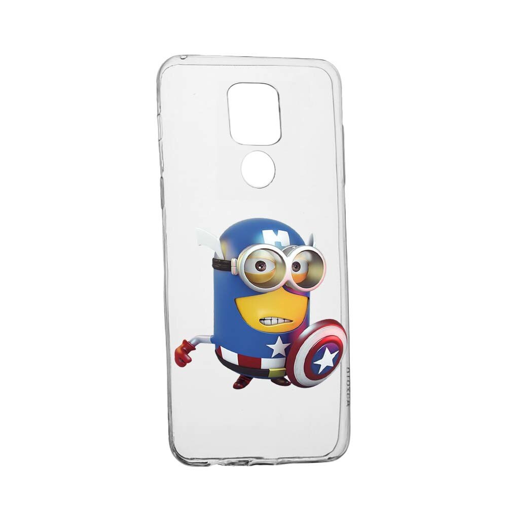 Husa de protectie Minion Avengers pentru Huawei Mate 20 X, rezistenta la uzura, anti-alunecare, din silicon Premium, 203