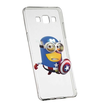 Husa de protectie Minion Avengers pentru Samsung Galaxy J5 2016, rezistenta la uzura, anti-alunecare, din silicon Premium, 203 Husa de protectie Minion Avengers pentru Samsung Galaxy J5 2016, rezistenta la uzura, anti-alunecare, din silicon Premium, 203