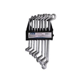 Set chei inelare cotite dimensiuni 6-22 mm 8 bucati, Basic Set chei inelare cotite dimensiuni 6-22 mm 8 bucati, Basic