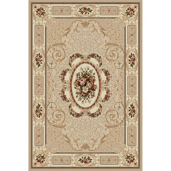 Covor Clasic, Lotos 542, Bej / Crem, 80x200 cm, 1800 gr/mp Covor Clasic, Lotos 542, Bej / Crem, 80x200 cm, 1800 gr/mp