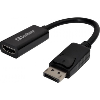 Adaptor cu cablu , Sandberg , DisplayPort1.2>HDMI 4K , negru Adaptor cu cablu , Sandberg , DisplayPort1.2>HDMI 4K , negru