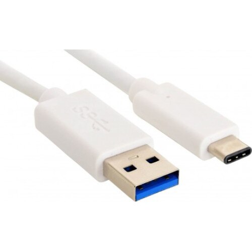 Cablu de date , Sandberg , USB/C 3.1 > USB/A 3.0 , 1 m , alb