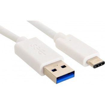 Cablu de date , Sandberg , USB/C 3.1 > USB/A 3.0 , 1 m , alb Cablu de date , Sandberg , USB/C 3.1 > USB/A 3.0 , 1 m , alb