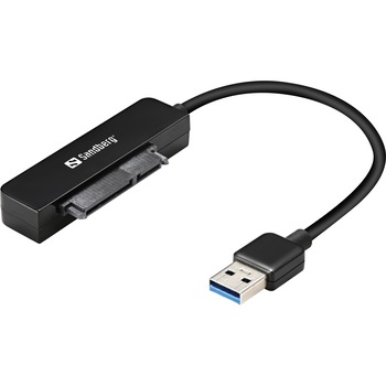 Adaptor cu cablu , Sandberg , USB3.0 la SATA , negru Adaptor cu cablu , Sandberg , USB3.0 la SATA , negru