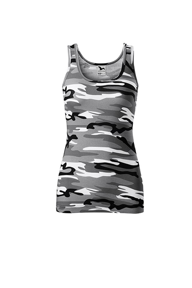 Top Malfini Triumph Camouflage, Camouflage Gri