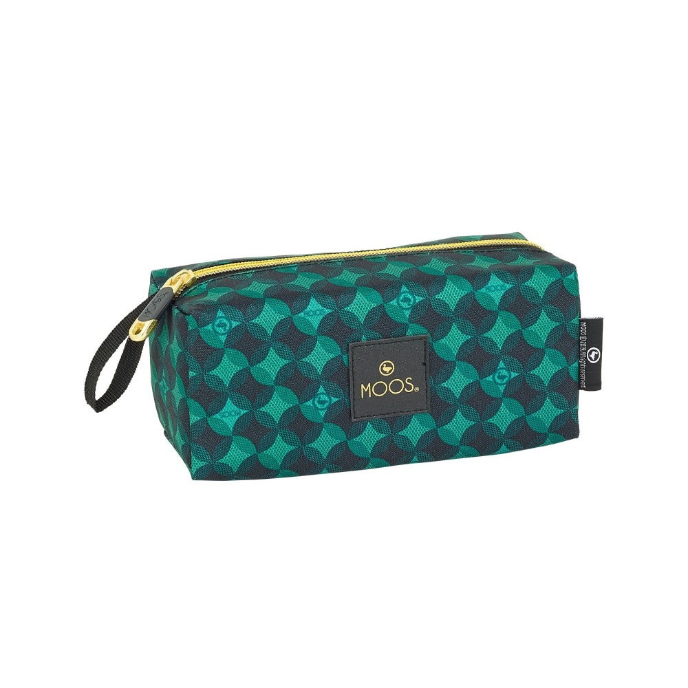 Geanta accesorii Moos verde, 19x9.5x8 cm