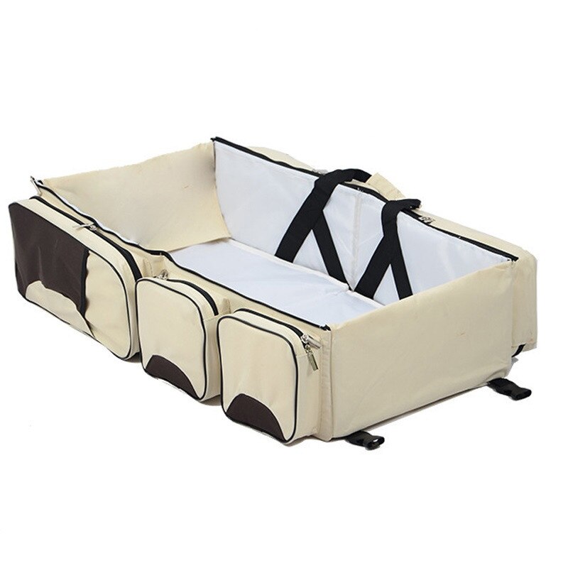 Geanta multifunctionala pentru calatorii Baby Travel Beige