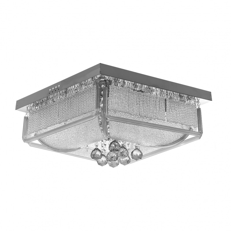 Plafoniera EL 1830/50 CH, 8xE27+LED RGB, Crom