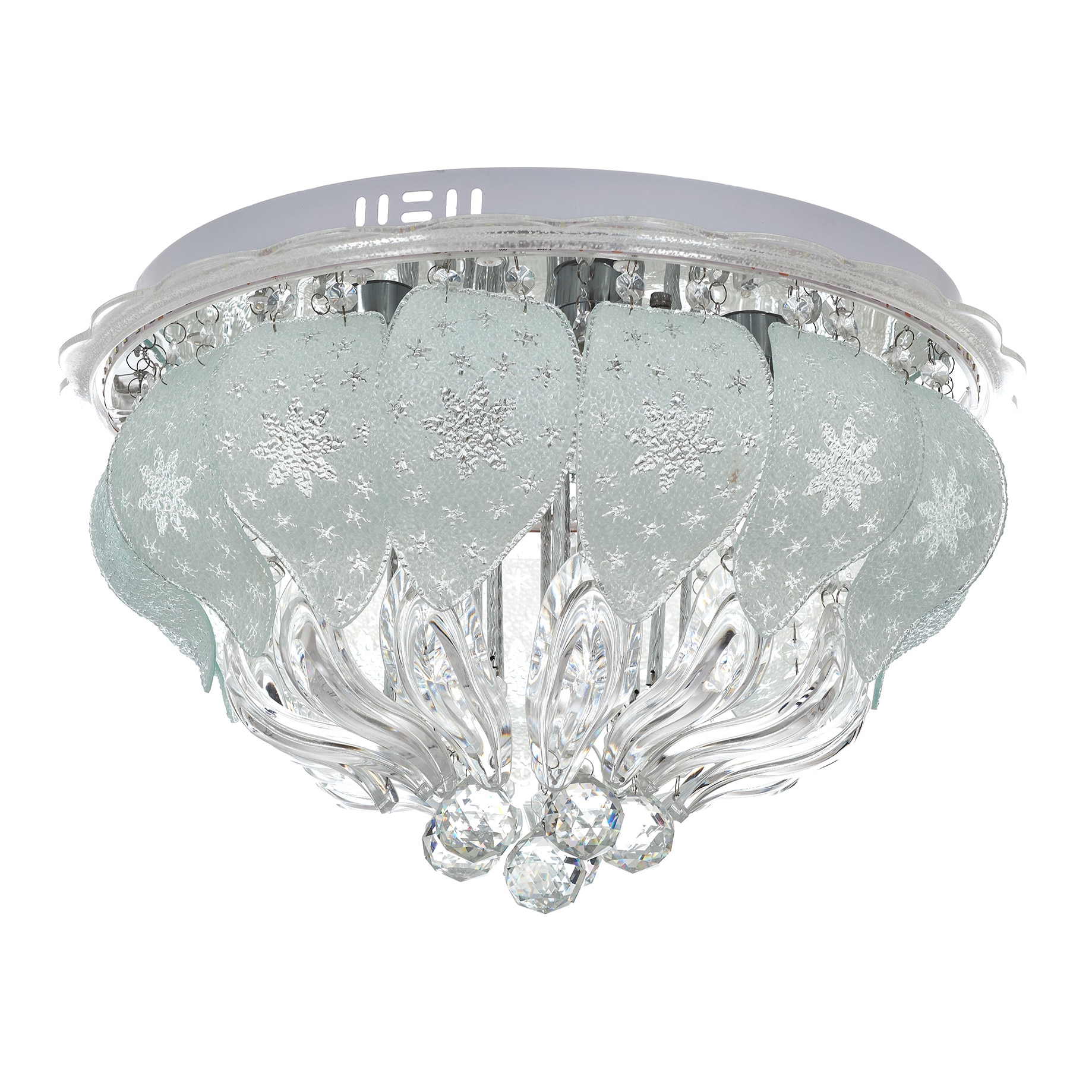 Plafoniera EL 1833/50 CH, 6xE27+LED RGB, Crom