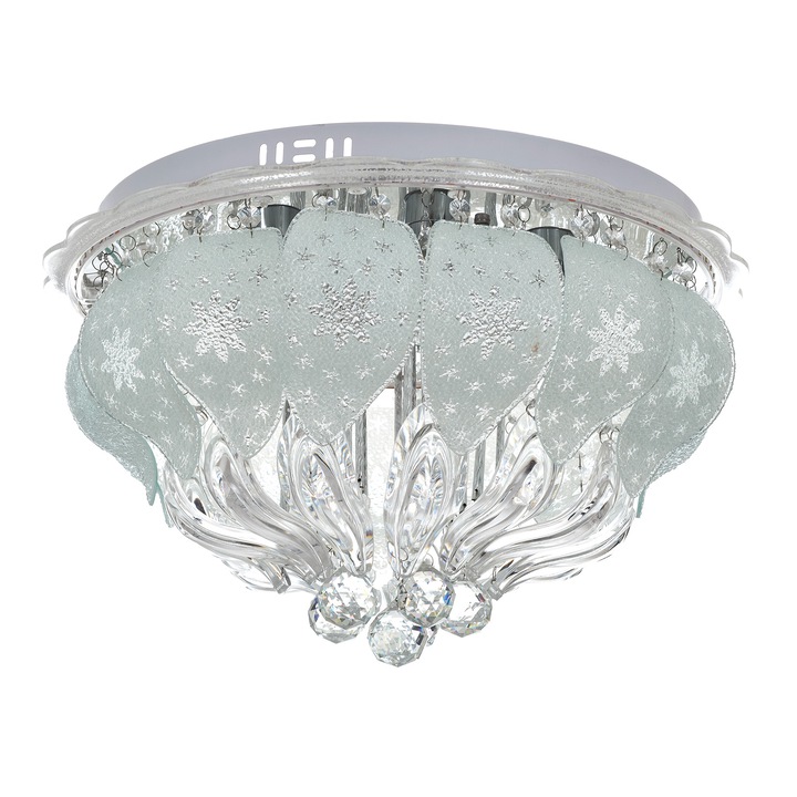 Plafoniera EL 1833/50 CH, 6xE27+LED RGB, Crom