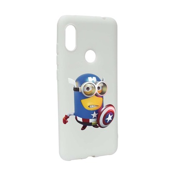 Husa de protectie Minion Avengers pentru Xiaomi Redmi Note 5 Pro, rezistenta la uzura, anti-alunecare, din silicon Premium, W203 Husa de protectie Minion Avengers pentru Xiaomi Redmi Note 5 Pro, rezistenta la uzura, anti-alunecare, din silicon Premium, W203