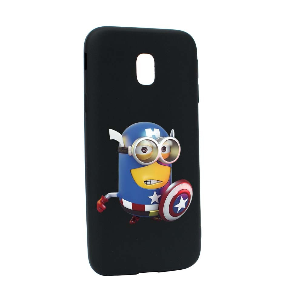 Husa de protectie Minion Avengers pentru Samsung Galaxy J7 2017, rezistenta la uzura, anti-alunecare, din silicon Premium, B203