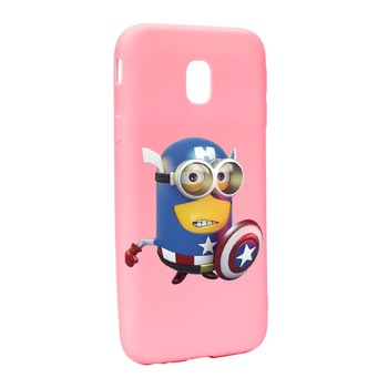 Husa de protectie Minion Avengers pentru Samsung Galaxy J3 2018, rezistenta la uzura, anti-alunecare, din silicon Premium, P203 Husa de protectie Minion Avengers pentru Samsung Galaxy J3 2018, rezistenta la uzura, anti-alunecare, din silicon Premium, P203