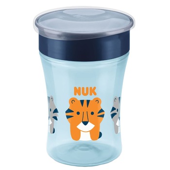 Cana anti curgere 230 ml Nuk Magic Cup 751139, Multicolor 8+ luni Cana anti curgere 230 ml Nuk Magic Cup 751139, Multicolor 8+ luni