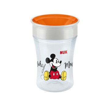 Cana anti curgere 230 ml Nuk Magic Cup Mickey Mouse 255403P, Multicolor 8+ luni Cana anti curgere 230 ml Nuk Magic Cup Mickey Mouse 255403P, Multicolor 8+ luni