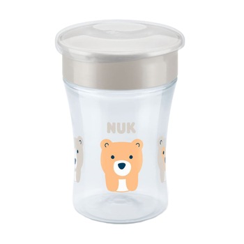 Cana anti curgere 230 ml Nuk Magic Cup 751139C, Multicolor 8+ luni Cana anti curgere 230 ml Nuk Magic Cup 751139C, Multicolor 8+ luni