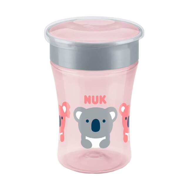 Cana anti curgere 230 ml Nuk Magic Cup 751139R, Multicolor 8+ luni