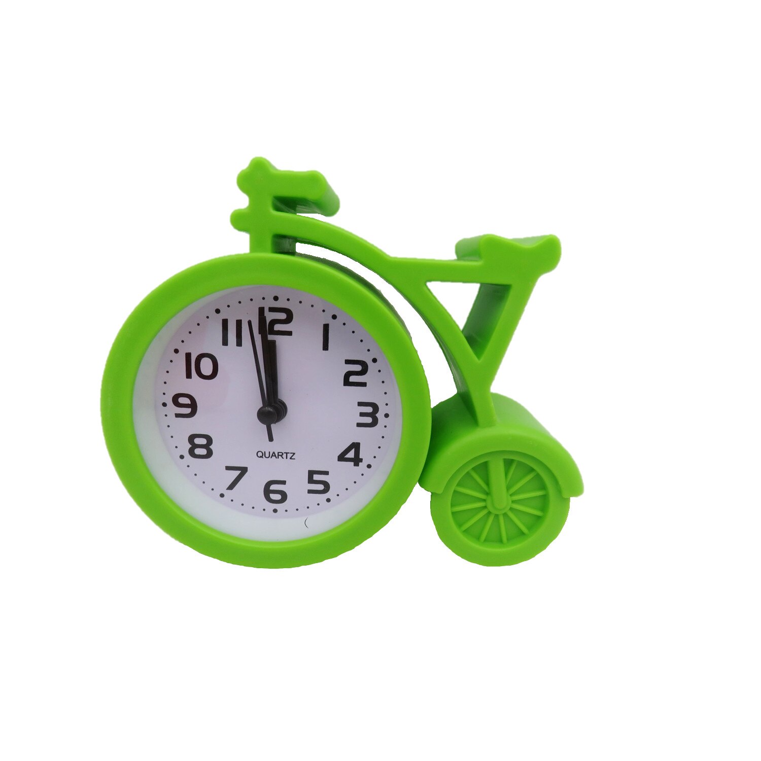 Ceas de masa,forma bicicleta,verde