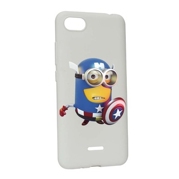 Husa de protectie Minion Avengers pentru Xiaomi Redmi 6A, rezistenta la uzura, anti-alunecare, din silicon Premium, W203 Husa de protectie Minion Avengers pentru Xiaomi Redmi 6A, rezistenta la uzura, anti-alunecare, din silicon Premium, W203