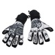 Професионални вратарски ръкавици Lupos Tattoo, негативен разрез, 4 мм Giga Grip латексова длан. Размер 7